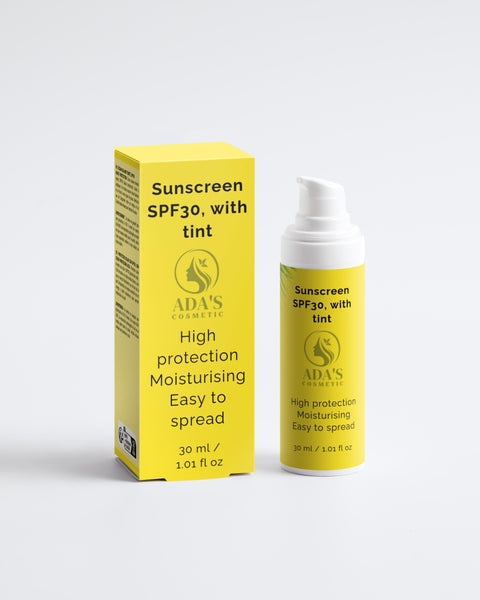Sunscreen SPF30, with tint