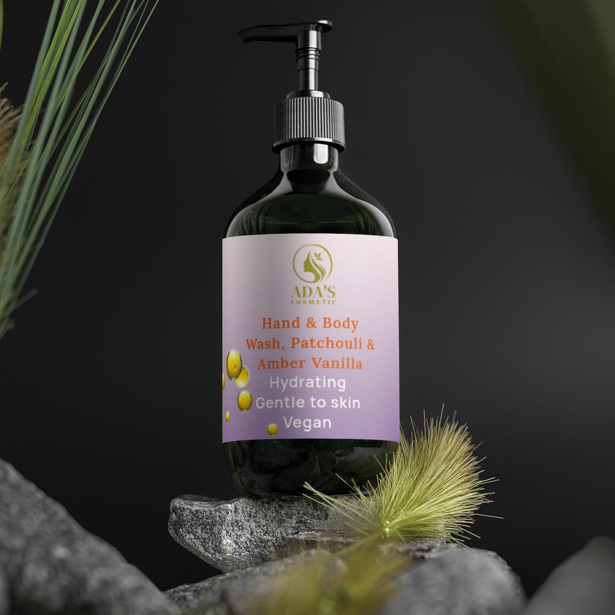 Hand & Body Wash, Patchouli & Amber Vanilla